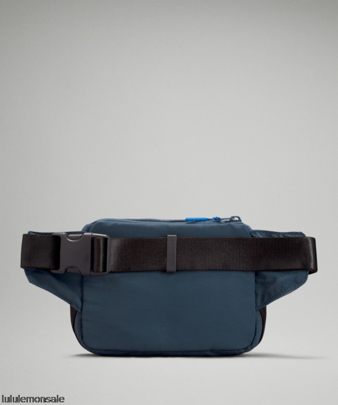Lululemon Damen DELULU285 | Klare Linien Gürteltasche Iron Blue